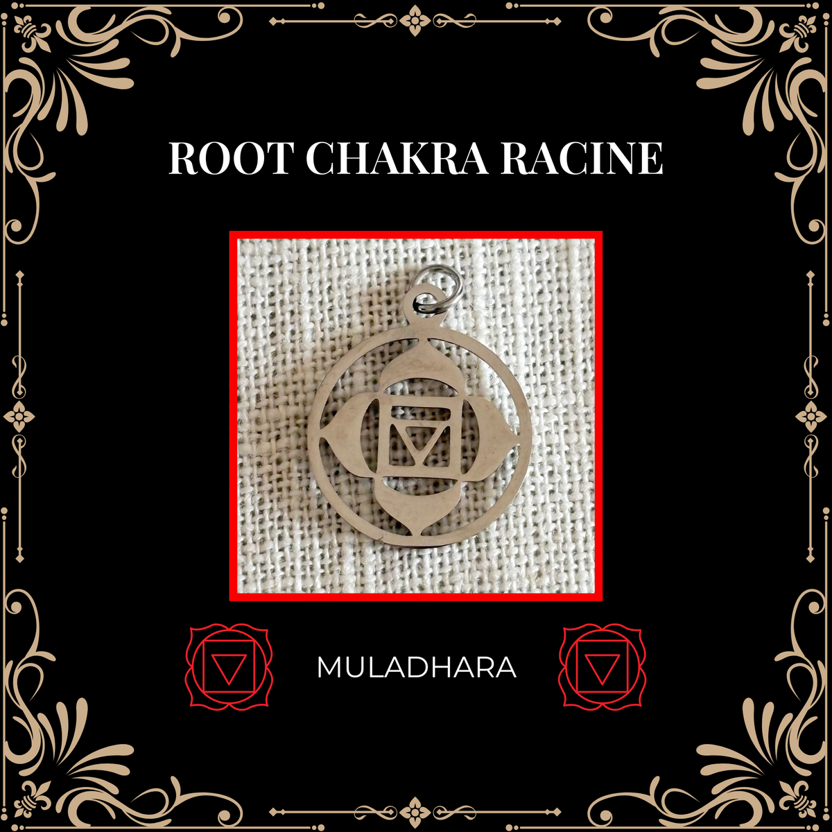 Chakra racine — Muladhara  Pendentif