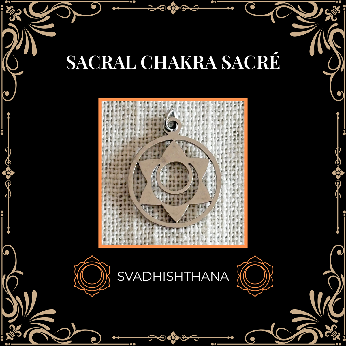 Chakra sacré — Svadhisthana  Pendentif
