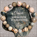 Bracelet Amour – Rhodonite d’Argentine