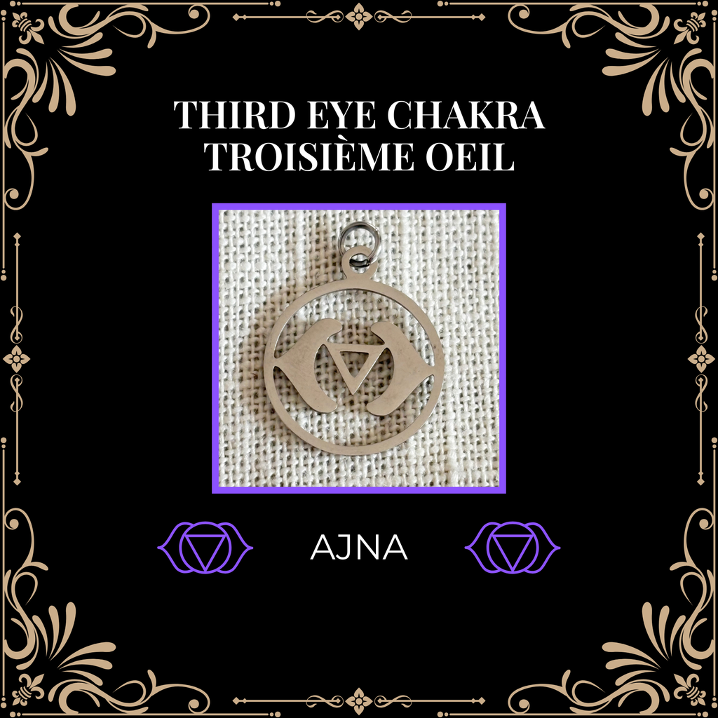 Chakra troisième œil — Ajna  Pendentif